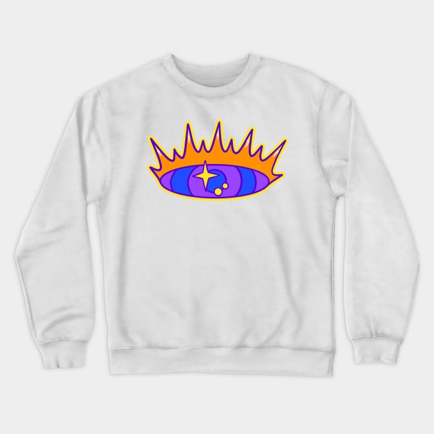 Star Eye Crewneck Sweatshirt by yoy vector